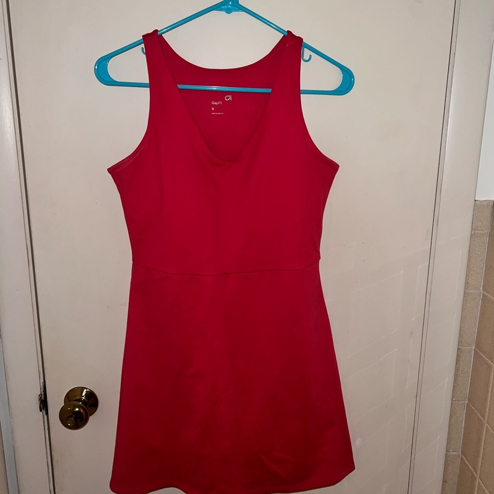 GAP Fit Red Sports Dress built in shorts